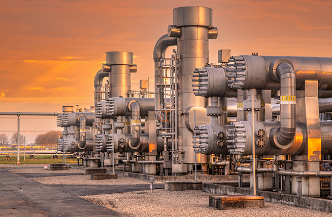 Groningen Oil and gas processing plant